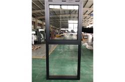 China Thermal Break Aluminium Awning Wooden Window Top Hung And Fixed Design supplier