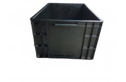 China Conductive Crate ESD Plastic Bins , 400 * 300 * 150mm ESD Totes Containers With Lids supplier