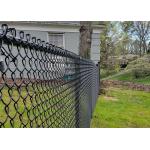Durable Chain Link 60mm×60mm Metal Cyclone Fence For Commercial Industrial for sale