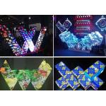 Gorgeous Various Shape Dj Booth LED Screen Adjustable Brightness Full Color for sale
