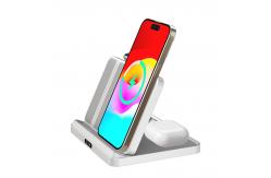 China A8H Apple Version 15W/10W 3 In1 Wireless Charger Foldable Charger  supplier