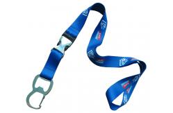 China Heatransfer Printed Blank Polyester Sublimation Lanyard Badge Holder Custom Logo supplier