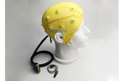China Easy Wash Medical EEG Cap Electrodes , 19 Channel EEG Cap Breathable supplier