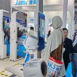 AI robot guides operation Health Checkup Vending Machine 