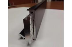 China 6063 T5 Aluminium Door Partition Fence Profiles Clip Bracket supplier