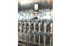 China Servo 500ml Edible Oil Filling Machine 6 Head High Viscosity Piston Filler supplier