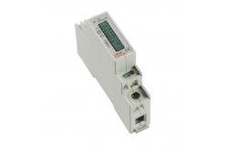 China Compact LCD Display Din Rail Energy Meter 50Hz 10VA RS485 supplier