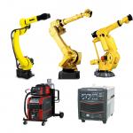 High Speed FANUC Welding Robot Arm With MIG MEG Welder, Industrial Welding Robot for sale
