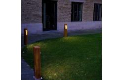 China 120V Led Garden Bollard Lights Customized Thickness Energy Saving supplier