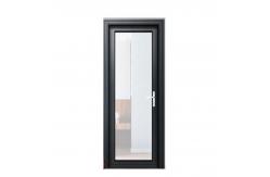 China Modern Aluminum Glass Entry Door Clear External Aluminium Glass Door supplier