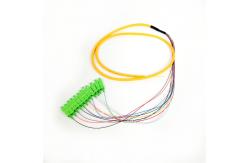 China Duplex Fan Out Patch Cord 1m Fiber Optic Pigtail supplier