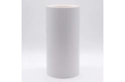 China 2Mil High Temperature Adhesive Label Material Matte White Permanent Adhesive Polyimide With Glassine supplier