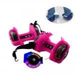 YOBANG Pink girls Heel Wheel Skates Jet Wheelies for Shoes Adjustable Heel Skates for sale