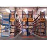 Powder Coated Very Narrow Aisle Racking Height 800-1500mm Depth 1.5-2.5mm for sale