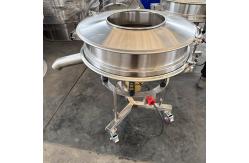 China Factory Custom High Frequency Vibrating Screen Stainless Steel Food Grade Slurry Screening supplier