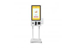 China 32 Inch Restaurant Self Ordering  Kiosk 400 Nits With Wireless Pagers supplier