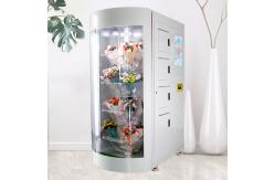 China Refrigerated Humidified Flower Bouquet Vending Machine With Transparent Shelf supplier