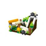 Children Inflatable Fun City Attractive Sheep Theme Inflatable Outside Amusing Playground