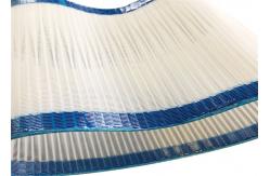 China White High Tension Polyester Mesh Belt Plain Weave For Conveyor Belt supplier