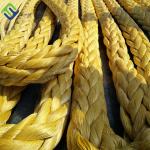 Mooring 12 Strand Uhmwpe Rope Synthetic 48mm Heavy Duty Chemical Resistance for sale