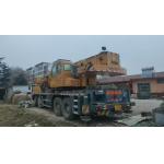 70 Ton QY70K-1 XC MG Mobile Truck Crane with 15m Jib Length in Yellow for sale
