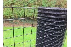 China Yard 2.5mm Black PVC Coated Galvanised Wire Mesh Fencing 1.8m Height supplier