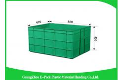 China Economic Plastic Stackable Containers Moving Storage For Transportation And Logistics supplier