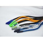SGS 3mm 4mm 5mm Polyester Drawstring Cord With Silicone Bullet End Tips for sale