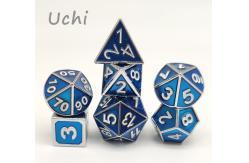 China Polyhedral Polished RPG Dice Set Multifunctional For Collection supplier