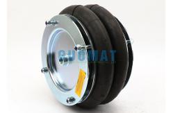 China 12''X2 Series Dunlop Air Spring SP1541 Double Convoluted With 4 Screws supplier