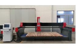 China Mono Block 600mm Blade Stone CNC Machines 5 Axis CNC Bridge Saw ODM supplier