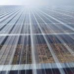 Polycarbonate Corrugated Plastic Skylight Sheet Customized Length 0.8mm-2.8mm for sale