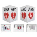 3D Automated External Defibrillator Sign Durable Heart Sign AED Anti Fading for sale