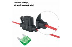 China Automotive ATM Blade Fuse Holder With 12AWG Wire supplier