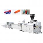 China Four Strand PVC Pipe Extrusion Line With Cone Shaped Screw manufacturer