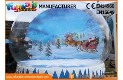 China Custom Christmas Inflatable Human Snow Globe For Christmas Decoration  supplier