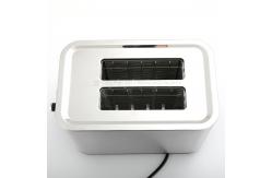 China Silver Bread Centering Function SS Toaster Double Slot 120V supplier