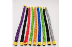 China Rot Proof Playground Equipment Climbing Rope 4 Strand For Swing Set supplier