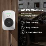 Smart 7kw AC 220V Wallbox EV Charger 32A Type2 Connector OCPP Charging Station for sale
