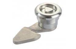 China Cabinet Door Triangle Quarter Turn Lock With Hook Steel Cam supplier