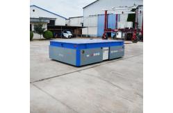 China 25 T Motorized Steerable Transfer Trolley Trackless On Cement Floor supplier