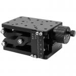 Z Axis Manual Lifting Platform High Precision Fine Tuning Shear Type Large Stroke for sale