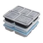 Microwave Rectangular 116mm Fast Food Storage Container for sale