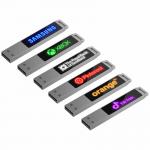 ROSH Fast Speed Crystal Usb Flash Drives 16GB 128GB With LED Light for sale