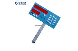 China LCD Window Flat PET Membrane Switch With LED Backlight Custom Made supplier