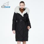 Detachable Luxury Down Jacket Pure Fur White Cotton Coat Tall Collar