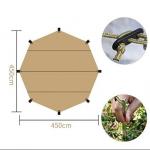 Folding Outdoor Vinyl Canopy Camping Hexagonal Canopy Beach Rainproof Awning