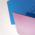 Thickness 1.8mm Aluminum Composite Panel Blue Coating Malls Hotel Decoration for sale