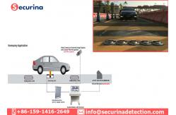 China 100W Auxiliary Light 2048 Pixels Under Vehicle Scanning System Multi Language Support supplier