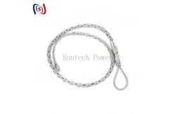 China Gloss Cable Pulling Accessories Wire Rope Pulling Grip For Communication Lines supplier